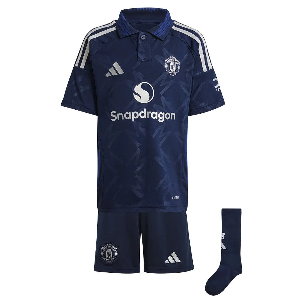 Manchester United 24/25 Away Jersey Kids Full Kit