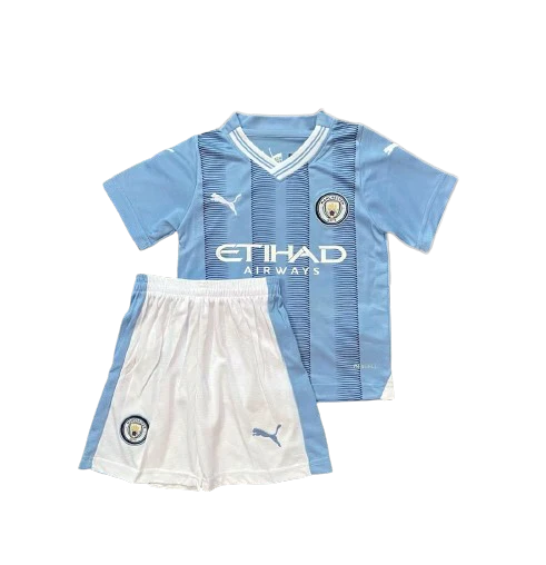 MANCHESTER CITY F.C 2023/24 YOUTH HOME FULL KIT