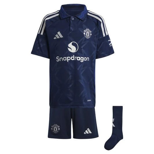 Manchester United 24/25 Away Jersey Kids Full Kit