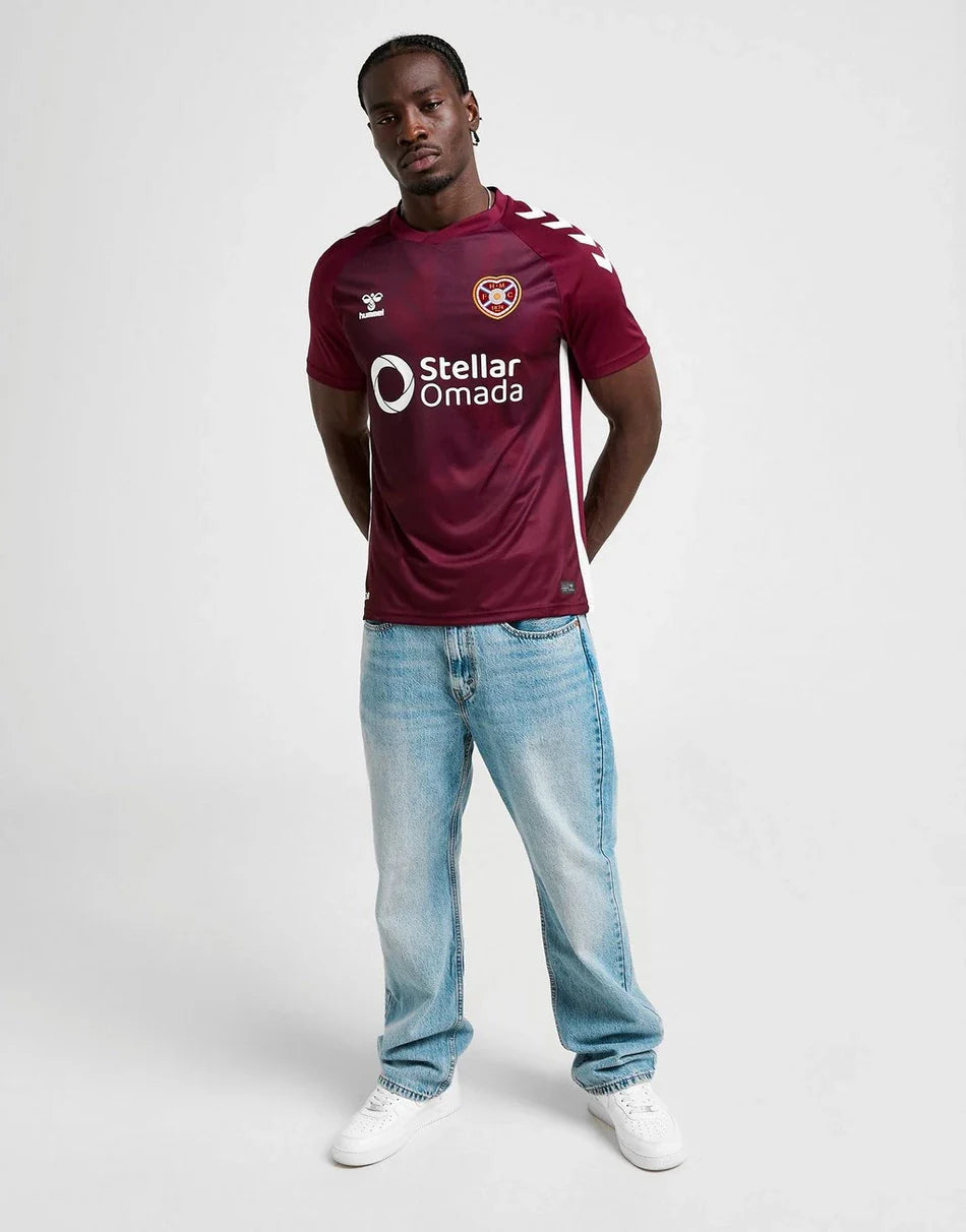 HUMMEL HEARTS FC 2025/26 HOME SHIRT